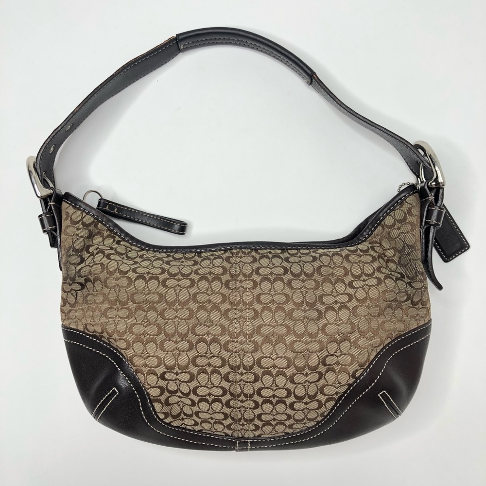 Vintage Coach 6351Jacquard Soho Signature Hobo Bag